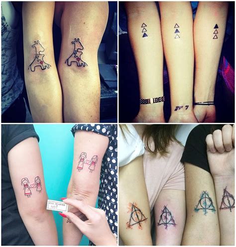 tatouage soeur original|60 tatouages pour frères et sœurs (et leur signification)